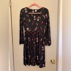 Old Navy Grey/Floral Dress
